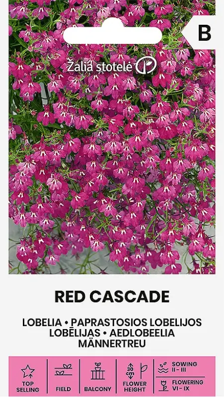 Lobēlijas RED CASCADE 0.1g